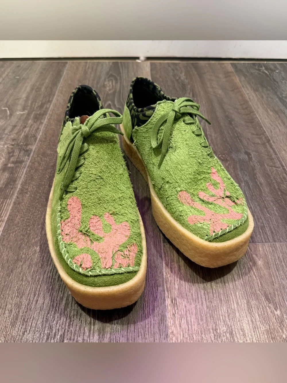 Salehe Bembury x Clark’s Men’s Mud Moss Lugger cupsole “sapa green” sz 8.5